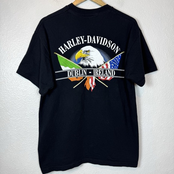 Harley-Davidson Other - Vintage Harley Davidson‎ Shirt Men's Large Dublin Ireland Motorcycle Tee Shirt